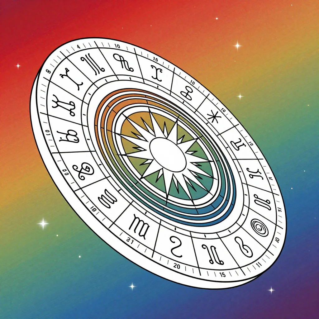 十二星座星盤輪盤